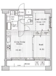 レオーネ南千住の物件間取画像